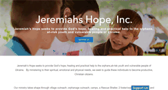 Desktop Screenshot of jeremiahshope.org