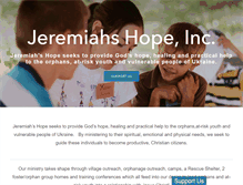 Tablet Screenshot of jeremiahshope.org